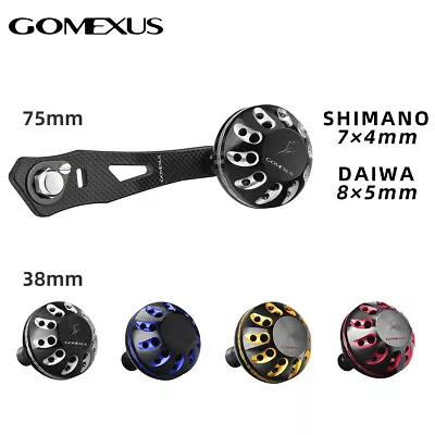 Gomexus Power Handle Knob For Shimano Daiwa Abu Baitcaster 75mm Carborn Handle • $33.90