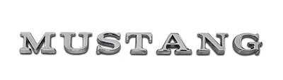 NEW! 1965-1972 MUSTANG Chrome LETTERS W/Pins Like Original GT Trunk More.. • $16.87