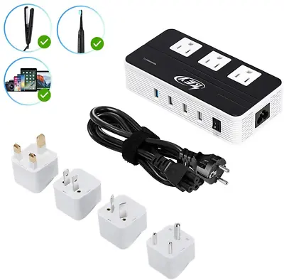 220V To 110V Step Down Voltage Converter For Hair Straightener Curling Flat Iron • $33.24