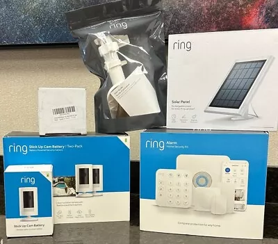 RING Alarm & Cameras (2nd GEN) 11-Piece Bundle - NEW (BOXES STILL SEALED) • $395