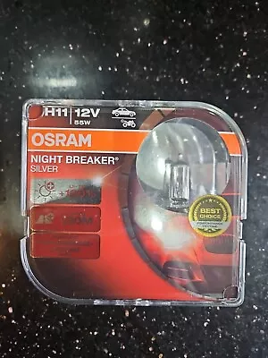 OSRAM H11 Night Breaker - Silver Twin Box • $23.61