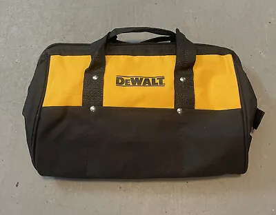 DeWalt 15” X 10  X 9  Heavy Duty Nylon Contractor Tool Bag With 3 Pockets  • $22