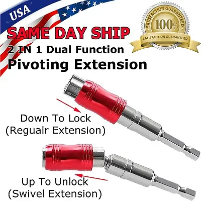 1/4 Hex Shank Quick Release Magnetic Screwdriver Extension Holder Drill Bit • $6.95