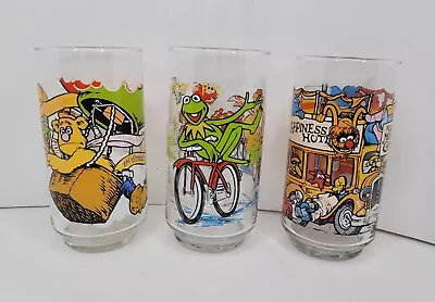 Vintage 1981 The Great Muppet Caper Collector McDonalds Glasses Set Of 3  • $21.59