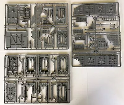 Warhammer 40K  Cities Of Death Buildings 3 DIFFERENT SPRUES Unassembled VGC • £42