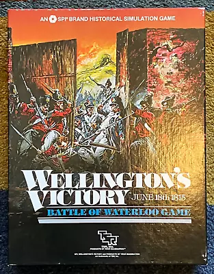 TSR/SPI Wellington's Victory: Battle Of Waterloo Board Game/UnPunched/NO RESERVE • $12.50