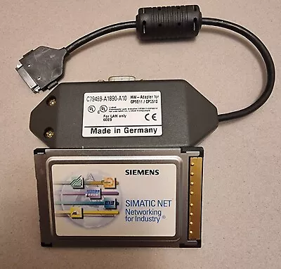 $110.35 • Buy 6GK1551-2AA00 CP5512 SIMATIC NET/MPI/PROFIBUS C79459-A1890-A10 HW Adapter Tested