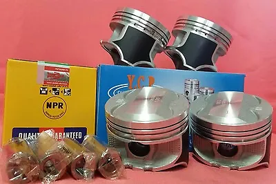 YCP P29 76mm Oversize Teflon Coated Pistons HighComp + NPR Rings For Honda D16  • $1175