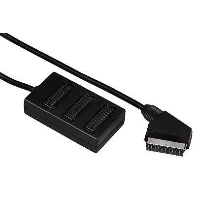 £27.44 • Buy Hama Scart Distributor 3-fach Scart-Splitter Adapter Switch Hub For TV VHS Etc.