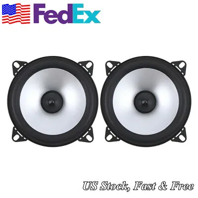 2pcs 4'' 2 Way Car Door Full Frequency Coaxial Speakers Audio Stereo Loudspeaker • $30.25