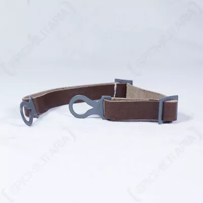 M16 Leather Helmet Strap - Brown - WW1 Repro German Chinstraps Military Army New • $18.95