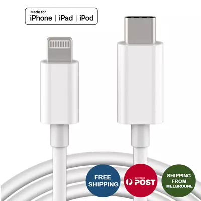 $4.49 • Buy 20W USB Type-C Fast Charger PD Cord Cable For IPhone 14 13 12 Pro Max IPad 1m,2m