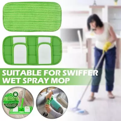 Reusable Microfiber Mop Pads For Swiffer Wet Jet Pads Refills Thick   Deco • $6.89