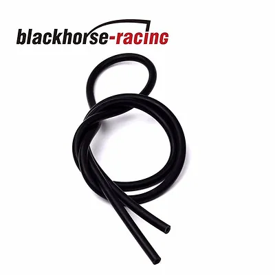 $10.15 • Buy 10 Feet ID: 3/16 / 5mm Silicone Vacuum Hose Tube High Performance Black