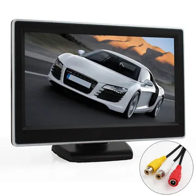 Car Rear View System Monitor 5  TFT LCD For Backup Reverse Camera /VCD /DVD /GPS • $22.69