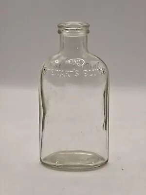 Mrs. Stewart's Bluing Empty Glass Bottle-Marked 519-B | 23 7 | 1 • $18.50