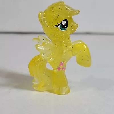 My Little Pony FiM Blind Bag Wave #17 2  Transparent Glitter Fluttershy Figure • $4.50