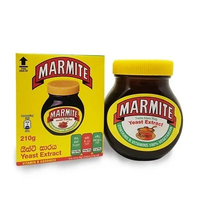 Marmite Large Yeast Extract Spread Vegetarian Energy Multivitamin Ceylon 210g • $13