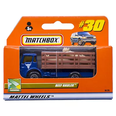 Matchbox #30/50 Beef Hauler Cattle Truck Farming Series International Box 2000 • $7.99