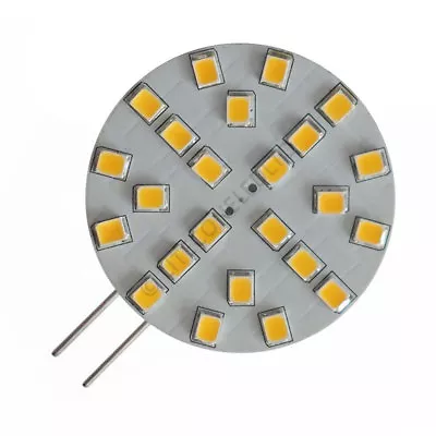 G4 24SMD 12v 24v (10-30v) DC 4.2W Side Pin Warm White LED Bulb Caravan Boat 0831 • £5.90