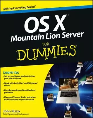 OS X Mountain Lion Server For Dummies • $3.42