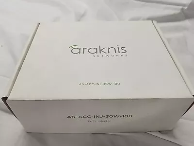 Araknis AN-ACC-INJ-30W-100 Networks Gigabit PoE+ Injector • $8.99