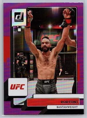 2023 Donruss UFC #167 Rob Font Purple Flood • $2.49