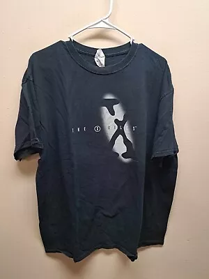 Vintage THE X FILES Adult XL Black T-Shirt • $19.99