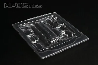 RC Drift Car Body Shell Parts 1:10 RB26 Nissan Engine Bay Clear NEW APlastics • £9.65