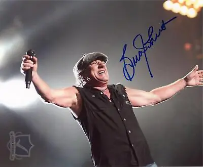 Brian Johnson AC/DC Signed 10x8 Photo AFTAL OnlineCOA • £236