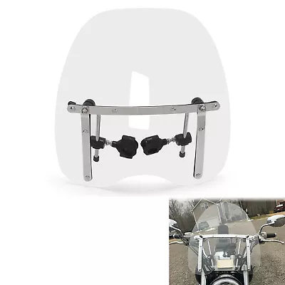 $46.20 • Buy Motorcycle Windshield Windscreen For Harley Sportster Dyna Softail XL883 1200