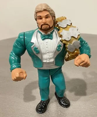 WWF Vintage MILLION DOLLAR MAN Green Suit BELT 1991 Hasbro Figure Titan Sports • $44.99