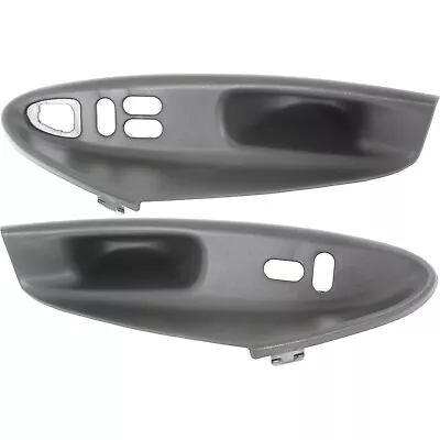 Window Switch Bezel For 1999-2004 Ford Mustang Set Of 2 Front Graphite Gray • $37.04