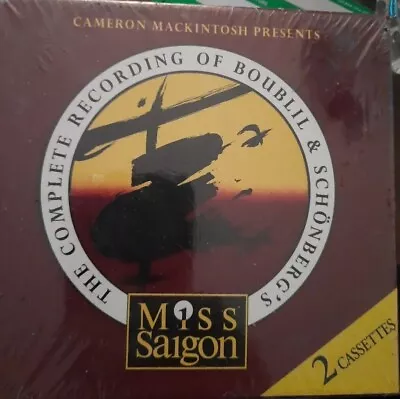 Miss Saigon [Complete Recording] By Original Cast (Cassette Nov-1995 2  Discs • $50