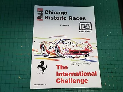 Road America Race Program International Challenge July 1992 Elkhart Lake Wi • $9.95