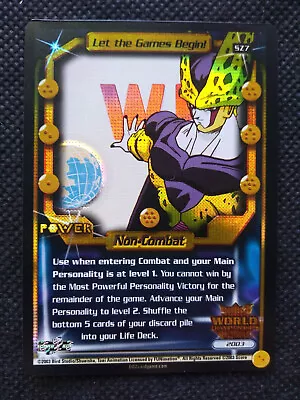 Dragonball Z DBZ Score Promo Card CCG SZ7 Let The Games Begin! Ultra Rare UR HTF • $242.87