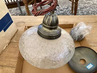 Vintage Hanging Light Fixture • $45