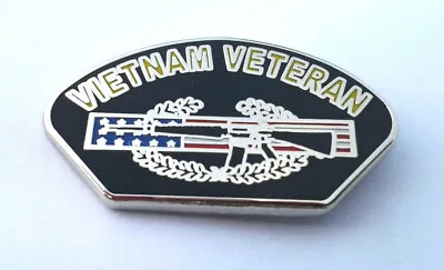 COMBAT INFANTRY CIB VIETNAM VETERAN (1-1/4 ) US ARMY Military Hat Pin P12248 EE • $5.63