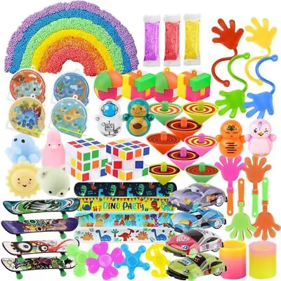 60 Pcs Party Favors Carnival Treasure Box Toys Classroom Prizes Small Mini Bu... • $18.82