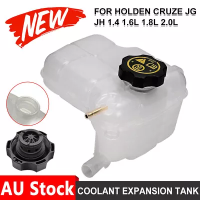 Radiator Coolant Expansion Tank W/ Cap For Holden Cruze JH JG 1.4 1.6L 1.8L 2.L • $23.85