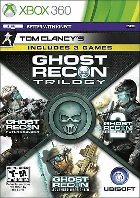 Ghost Recon Trilogy - Microsoft Xbox 360 [Ubisoft Tom Clancy 3 Games Future] • $22.49