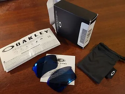 New Oakley Flak Jacket 1.0 Xlj Ice Iridium Polarized Lens 13-733 100% Authentic • $84.99