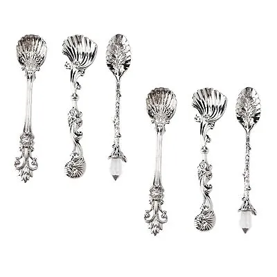 Coffee Espresso Spoons Set Of 6 Tiny Spoon Vintage Cutlery Sugar Spoon Tea De... • $30