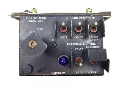 Military Vehicle Lighting Switchboard No3 Mk1  4CH - FV2188582  5998-99-149-7989 • $248.61