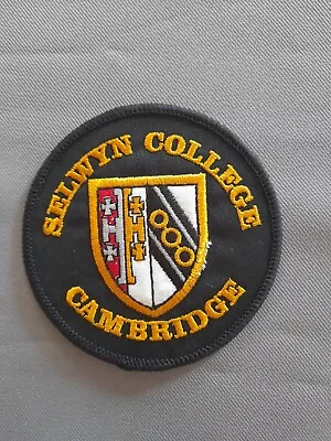 Fabric Badge - Selwyn College Cambridge - 10 Cm Diameter • £2
