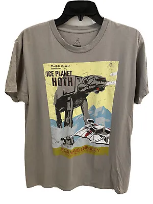 $17.99 • Buy Star Wars Planet Hoth T-Shirt Adult Lrg Size Episode V Empire Strikes Back AT-AT