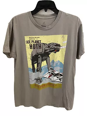 $17.99 • Buy Star Wars Planet Hoth T-Shirt Adult Lrg Size Episode V Empire Strikes Back AT-AT