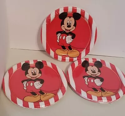 New! Disney's Mickey Mouse Party Plates 8ct Lot Of 3 • $10.99