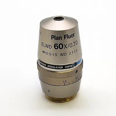Nikon Microscope Objective HMC 60x ELWD Plan Fluor Hoffman Modulation Contrast • $1895