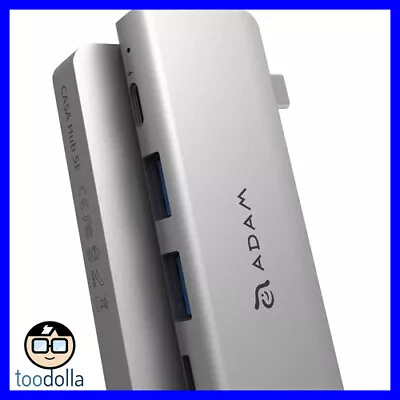 $69.90 • Buy ADAM ELEMENTS CASA Hub I4 Hub, USB-C, USB-A, HDMI, Audio For IPad Pro / MacBook